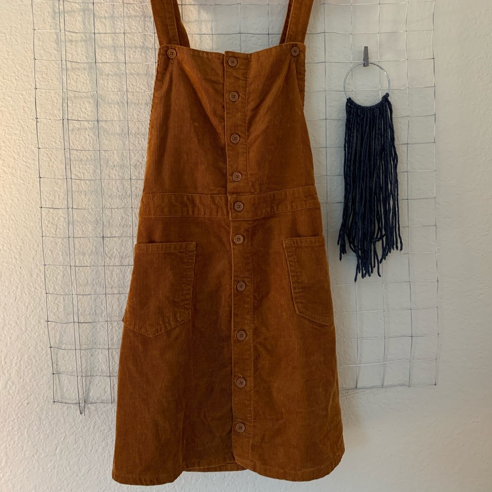 Corduroy Overall Dress